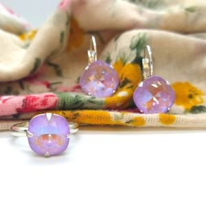 Fancy Stone Lavender Delite Jewel Set